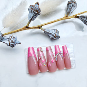 Press-on nails "Pink Paradise"