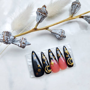 Press-on nails "Celestial Charms"