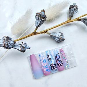 Press-on nails "Enchanted Garden"