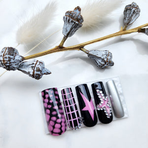 Press-on nails "Glam Rock Diva"