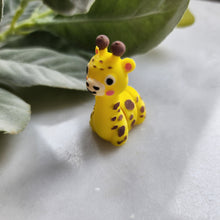 Load image into Gallery viewer, Cute Flexible Giraffe Toy - 3D Printed and Hand-Painted with Eco-Friendly Bio Material (PLA)