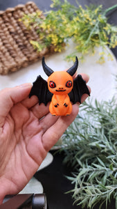 3D-Printed Little Devil Creature with Bat Wings