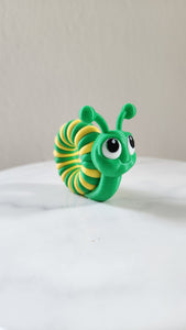 3D-Printed Cartoon Snail – Keychain or Toy