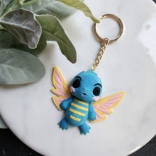 Load image into Gallery viewer, 3D-Printed Flexible Winged Creature – Keychain or Toy