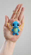 Load image into Gallery viewer, 3D-Printed Flexible Winged Creature – Keychain or Toy