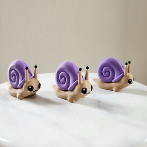 3D-Printed Purple Snail – Adorable Toy or Keychain