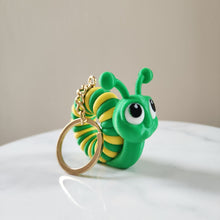 Load image into Gallery viewer, 3D-Printed Cartoon Snail – Keychain or Toy