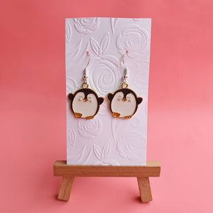 Penguin novelty earrings