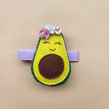 Load image into Gallery viewer, Felted Avocado Hair clip/brooch