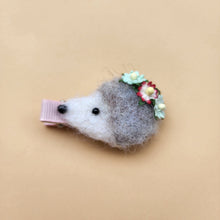 Load image into Gallery viewer, Needle felted Hedgehog hair clip or brooch