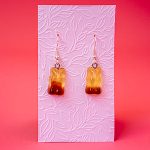 Teddy bear cute earrings