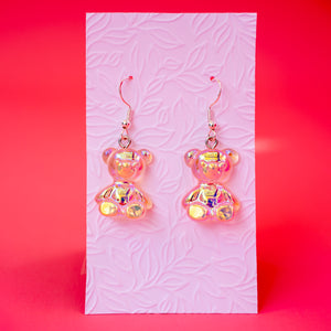 Teddy bear cute earrings