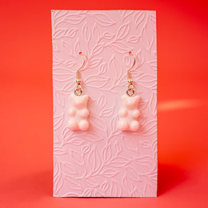 Teddy bear cute earrings