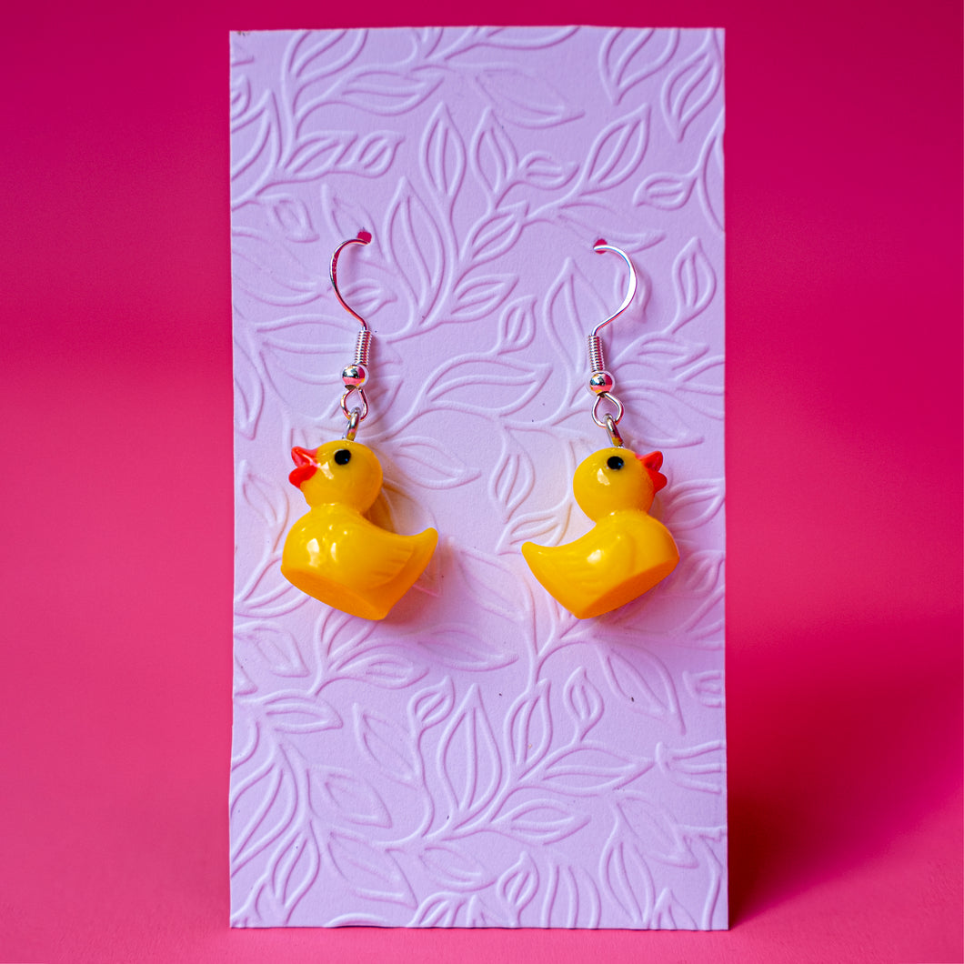 Cute Duck novelty earrings