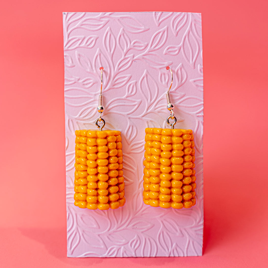 Corn earrings